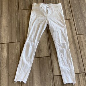 Articles of society white denim 26